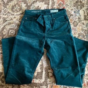 Womens Anthropologie high rise ankle pants.